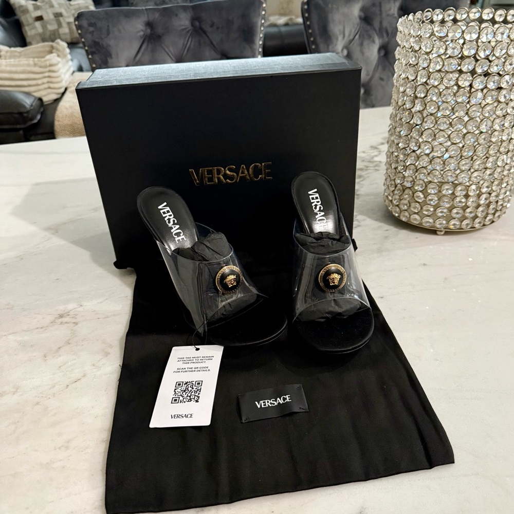 Versace Stiletto Mules